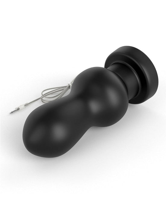 LoveToy - Rammer - King Size Vibrerende Buttplug - 18 cm - Zwart-Laced-up.nl