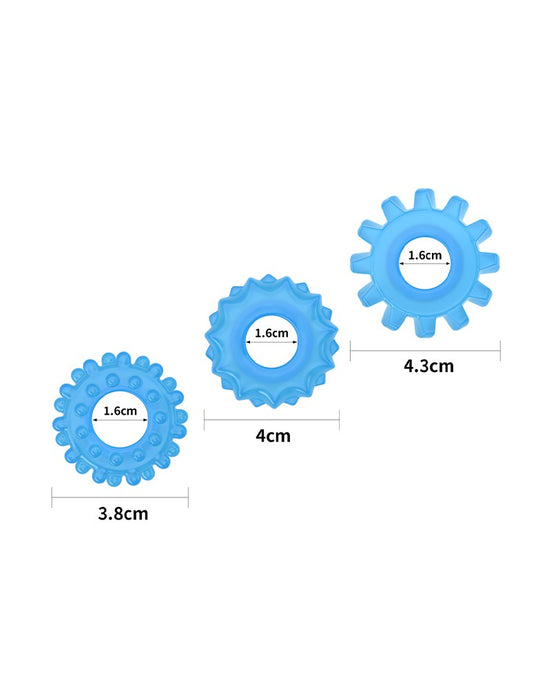 LoveToy - Lumino Play - Cockringen Set 3-delig - Glow In The dark-Laced-up.nl