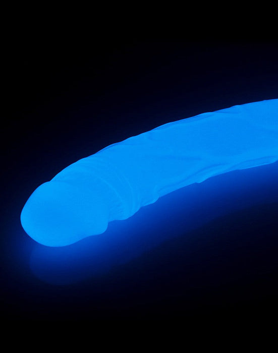 LoveToy - Lumino Play - Dubbele Dildo - 37 cm - Glow In The dark-Laced-up.nl