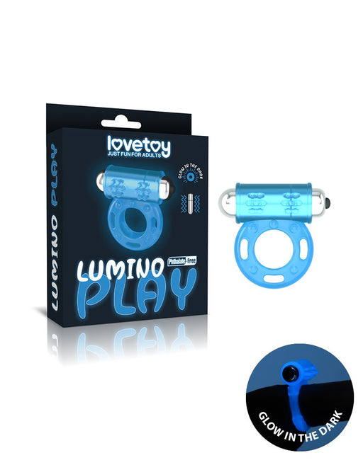 LoveToy - Lumino Play - Vibrerende Cockring - Glow In The dark-Laced-up.nl