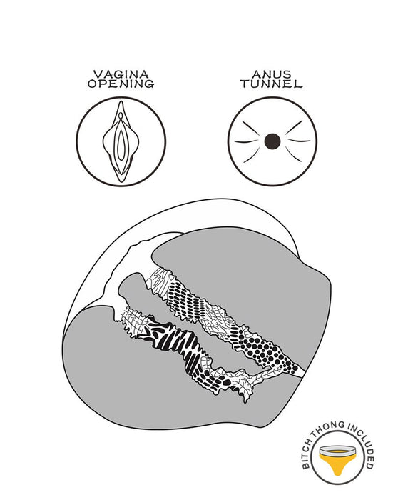 LoveToy Streetgirls 12 Masturbator - Realistische Vagina & Anus-Erotiekvoordeel.nl