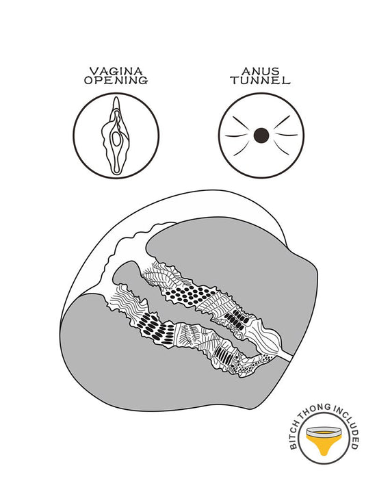 LoveToy - Streetgirls 13 - Masturbator - Lichte Huidskleur-Laced-up.nl