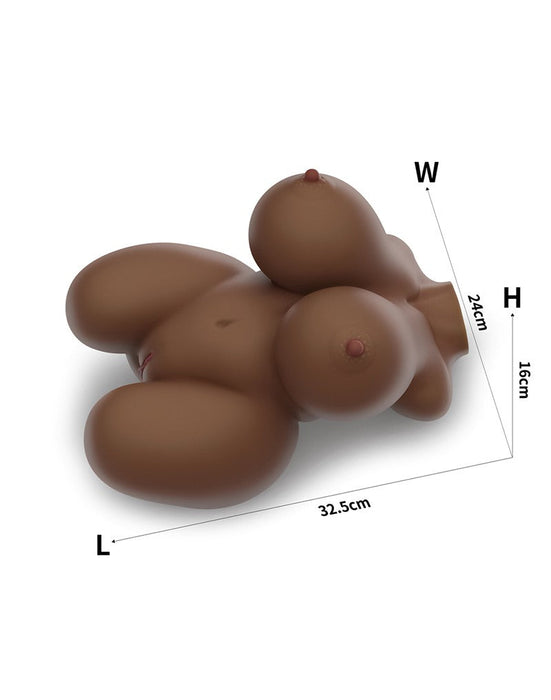 LoveToy - Streetgirls 6 - Realistische Masturbator - Bruin-Laced-up.nl