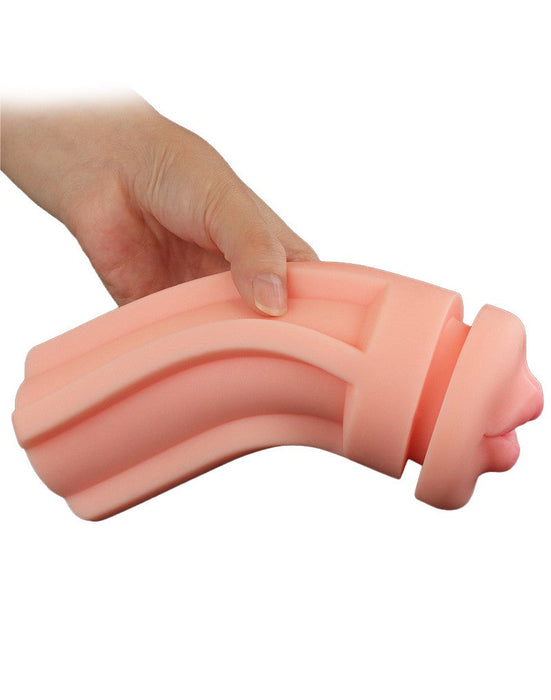 Lovetoy - Masturbator in Bierblikje - Pleasure Brew Blonde Ale Vagina Masturbator - Nude & Groen - TPE-Laced-up.nl