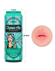 Lovetoy - Masturbator in Bierblikje - Pleasure Brew Blonde Ale Vagina Masturbator - Nude & Groen - TPE-Laced-up.nl