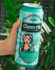 Lovetoy - Masturbator in Bierblikje - Pleasure Brew Blonde Ale Vagina Masturbator - Nude & Groen - TPE-Laced-up.nl