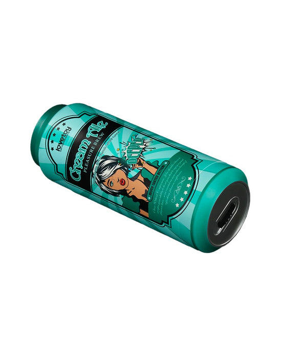 Lovetoy - Masturbator in Bierblikje - Pleasure Brew Blonde Ale Vagina Masturbator - Nude & Groen - TPE-Laced-up.nl