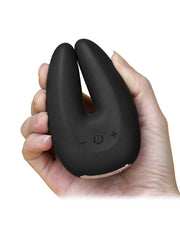 LoveToy - O-Sensual Rapture Twin - Clitoris of Tepel Vibrator - Zwart-Laced-up.nl