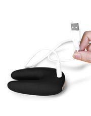 LoveToy - O-Sensual Rapture Twin - Clitoris of Tepel Vibrator - Zwart-Laced-up.nl