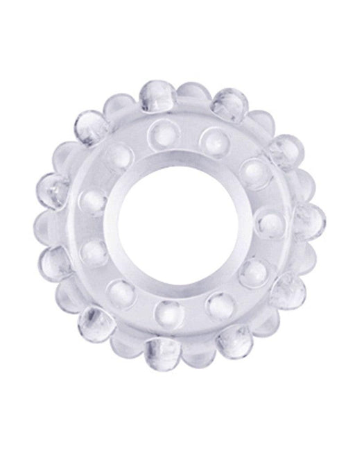 LoveToy - PowerPlus - Flexibele Cockring Nopjes - Transparant-Laced-up.nl
