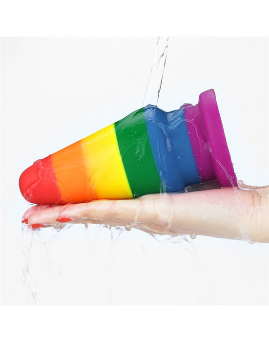 LoveToy - Rainbow Pride - Buttplug - 15 cm-Laced-up.nl