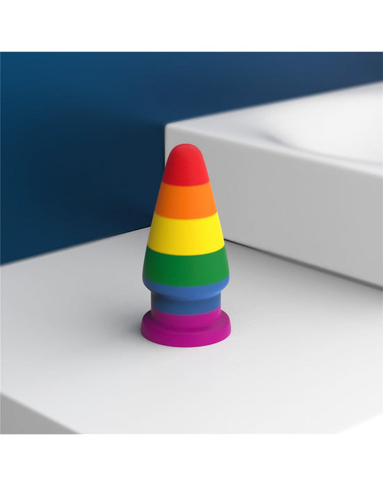 LoveToy - Rainbow Pride - Buttplug - 15 cm-Laced-up.nl