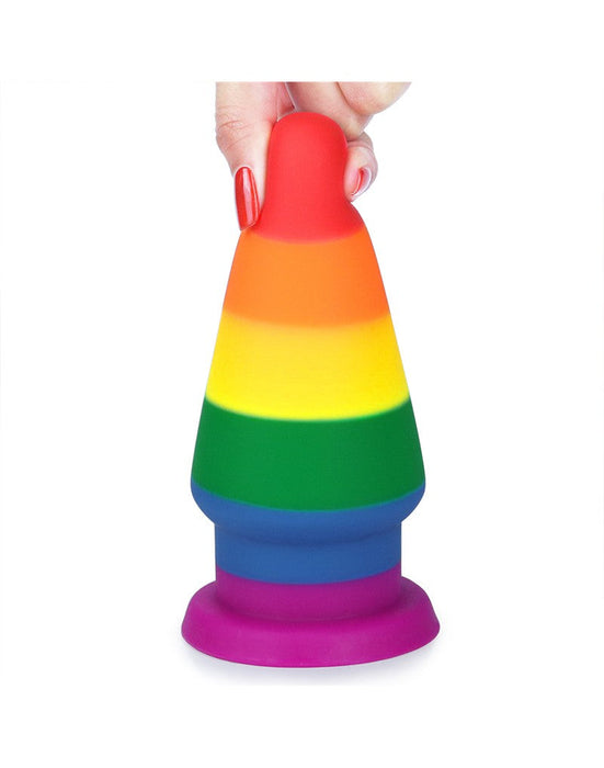 Lovetoy - Rainbow Pride - Buttplug - 15 cm-Erotiekvoordeel.nl