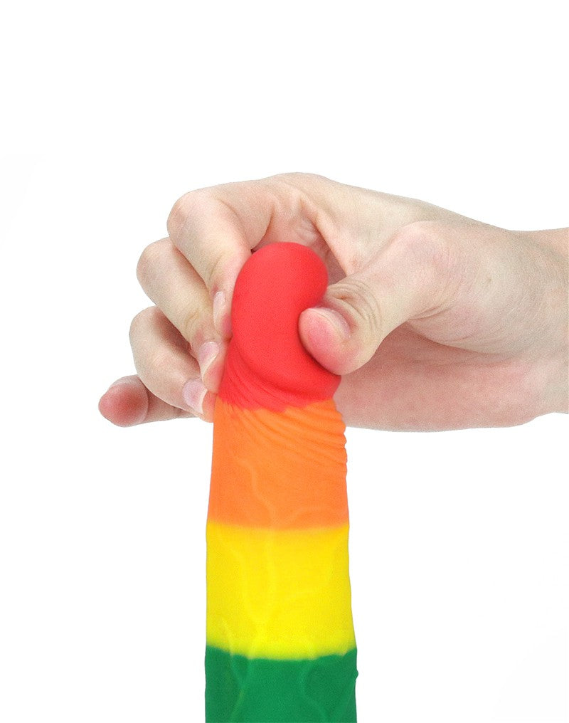 LoveToy - Rainbow Pride Dildo 18.5 cm-Laced-up.nl