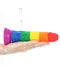 LoveToy - Rainbow Pride Dildo 18.5 cm-Laced-up.nl