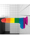 LoveToy - Rainbow Pride Dildo met Scrotum 19.5 cm-Laced-up.nl