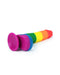 LoveToy - Rainbow Pride Dildo met Scrotum 19.5 cm-Laced-up.nl