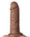 LoveToy - Realistische Chubby XXL Dildo 27 cm - Bruin-Laced-up.nl