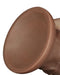 LoveToy - Realistische Chubby XXL Dildo 27 cm - Bruin-Laced-up.nl