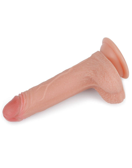 LoveToy - Dubbellaagse Dildo - 18 cm - Lichte Huidskleur-Laced-up.nl
