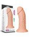 LoveToy - Realistische Gebogen XXL Dildo 24 cm - Lichte Huidskleur-Laced-up.nl