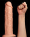 LoveToy - Realistische Lange XXL Dildo 28 cm - Lichte Huidskleur-Laced-up.nl