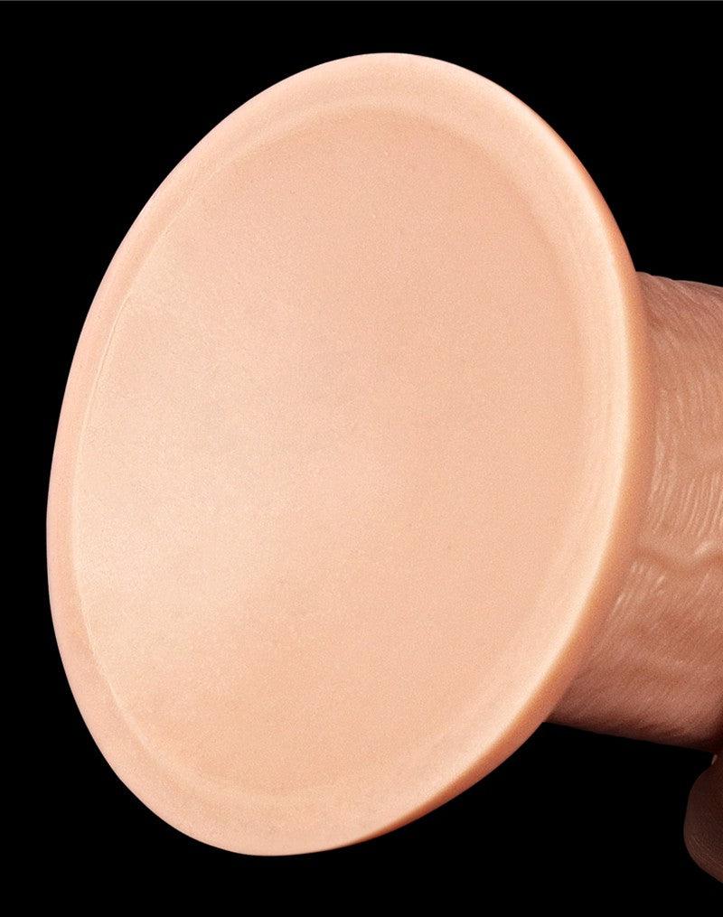 LoveToy - Realistische Lange XXL Dildo 28 cm - Lichte Huidskleur-Laced-up.nl