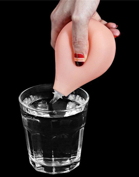 LoveToy - Realistische Squirt Dildo 28 cm - Waterbestendige PVC Dildo in Nude kleur met Squirt functie-Laced-up.nl