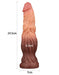 LoveToy - Realistische XXL Dildo 24.5 cm - Lichte/donkere Huidskleur-Laced-up.nl