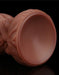 LoveToy - Realistische XXL Dildo 24.5 cm - Lichte/donkere Huidskleur-Laced-up.nl