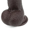 LoveToy - Realistische XXL Dildo Met Zuignap 23 x 4 cm - Bruin-Laced-up.nl