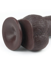 LoveToy - Realistische XXL Dildo Met Zuignap 23 x 4 cm - Bruin-Laced-up.nl