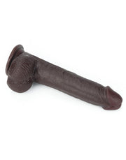 LoveToy - Realistische XXL Dildo Met Zuignap 23 x 4 cm - Bruin-Laced-up.nl