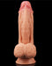 LoveToy - Realistische XXL Dildo Met Balzak En Zuignap 24.5 cm - Lichte Huidskleur-Laced-up.nl