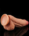 LoveToy - Realistische XXL Dildo Met Balzak En Zuignap 24.5 cm - Lichte Huidskleur-Laced-up.nl