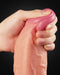 LoveToy - Realistische XXL Dildo Met Zuignap 25 cm - Lichte Huidskleur-Laced-up.nl
