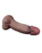 LoveToy - Realistische XXL Dildo Met Zuignap 26.5 x 4.8 cm - Donkere Huidskleur-Laced-up.nl
