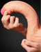 LoveToy - Realistische XXL Dildo Met Zuignap 28 cm - Lichte Huidskleur-Laced-up.nl