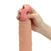 LoveToy - Rodeo - Holle Strap On Dildo - 21 cm - Lichte Huidskleur-Laced-up.nl