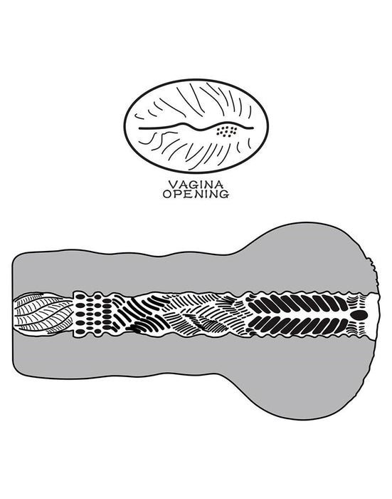 LoveToy - Alien's Pie 1 - Stroker Masturbator - Donkere Huidskleur-Laced-up.nl