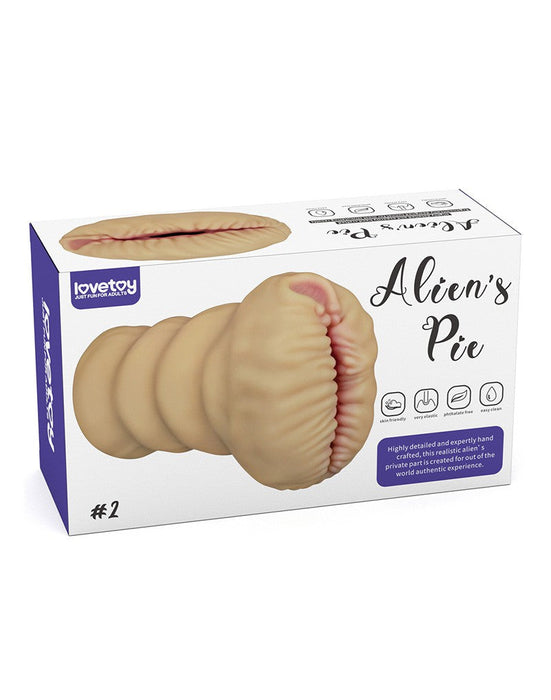 LoveToy - Alien's Pie 2 - Stroker Masturbator - Lichte Huidskleur-Laced-up.nl