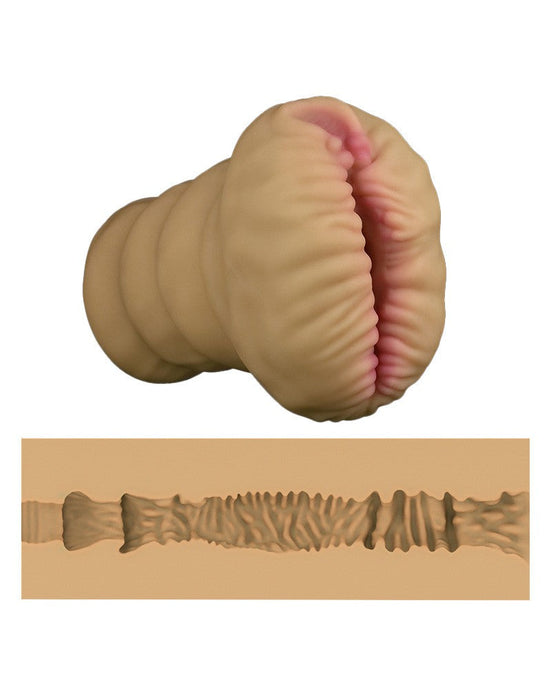 LoveToy - Alien's Pie 2 - Stroker Masturbator - Lichte Huidskleur-Laced-up.nl