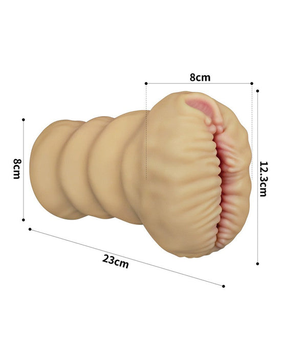 LoveToy - Alien's Pie 2 - Stroker Masturbator - Lichte Huidskleur-Laced-up.nl