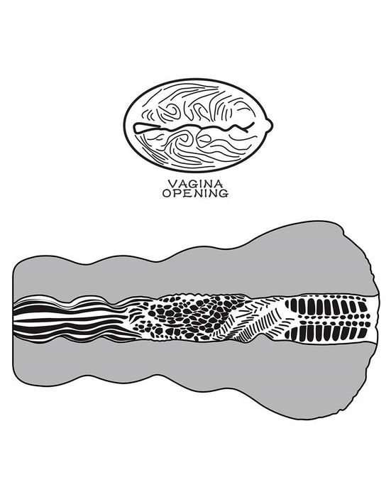 LoveToy - Alien's Pie 3 - Stroker Masturbator - Donkere Huidskleur-Laced-up.nl