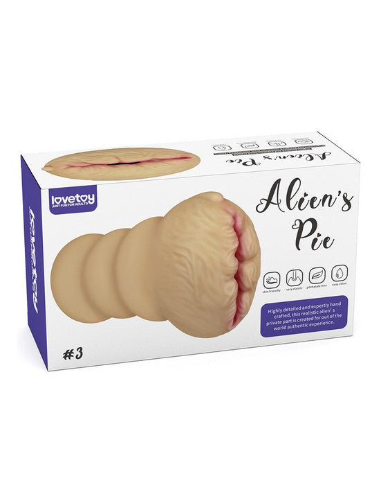 LoveToy - Alien's Pie 3 - Stroker Masturbator - Lichte Huidskleur-Laced-up.nl