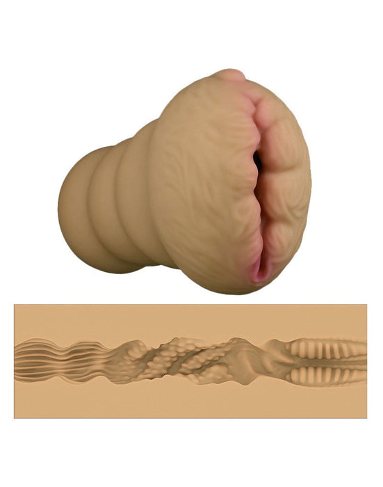 LoveToy - Alien's Pie 3 - Stroker Masturbator - Lichte Huidskleur-Laced-up.nl