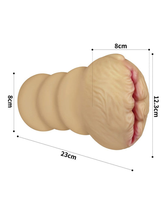 LoveToy - Alien's Pie 3 - Stroker Masturbator - Lichte Huidskleur-Laced-up.nl