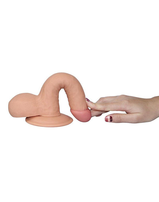 LoveToy - The Ultra Soft Dude - Realistische Dildo - 19 x 4 cm-Laced-up.nl