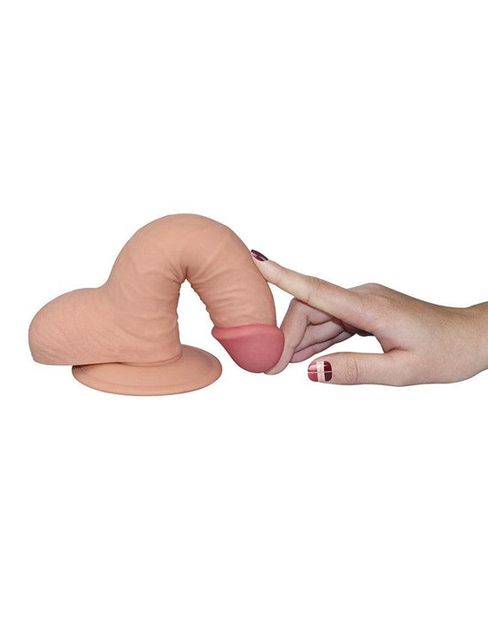 LoveToy - The Ultra Soft Dude - Realistische Dildo - 19 x 4,5 cm-Laced-up.nl