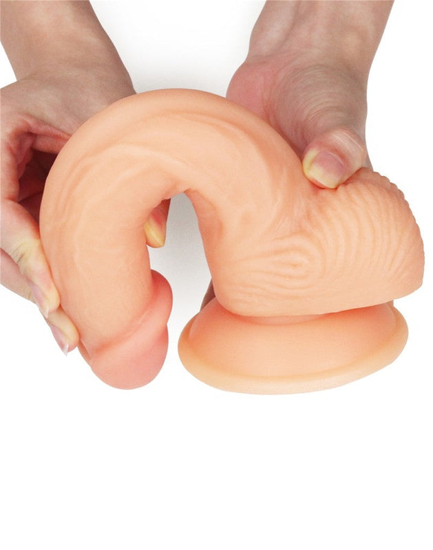 LoveToy - The Ultra Soft Dude - Realistische Dildo - 20.5 x 3.5 cm-Laced-up.nl